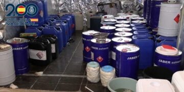 Así eran los laboratorios del químico de los ‘Chapitos’ en España