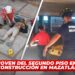 Cae joven del segundo piso en una construcción en Mazatlán