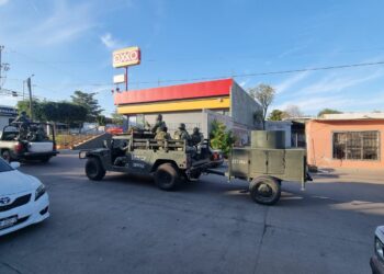 Militares aseguran artefacto explosivo en calles de la colonia Emiliano Zapata en Culiacán