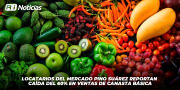 Locatarios del mercado Pino Suárez reportan caída del 60% en ventas de canasta básica
