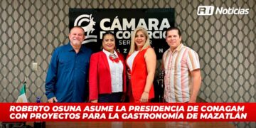 Roberto Osuna asume la presidencia de CONAGAM con proyectos para la gastronomía de Mazatlán
