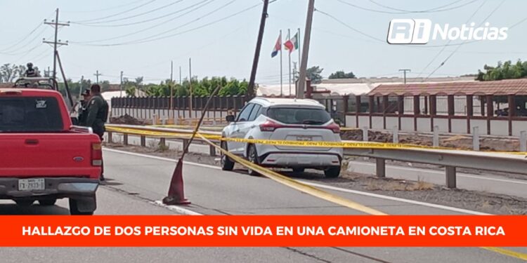 Hallazgo de dos personas sin vida en una camioneta en Costa Rica