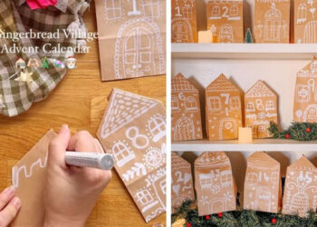 Tutorial navideño para hacer el calendario de Adviento más bonito y económico