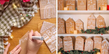 Tutorial navideño para hacer el calendario de Adviento más bonito y económico