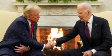 Liman asperezas: Trump y Biden se reúnen en la Casa Blanca… hace 4 años no lo hicieron