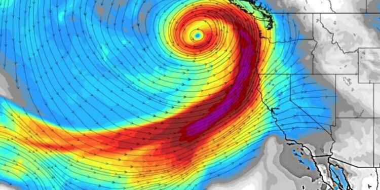 Ciclón bomba estallará HOY con la fuerza de un huracán categoría 4, ¿afectará a México?