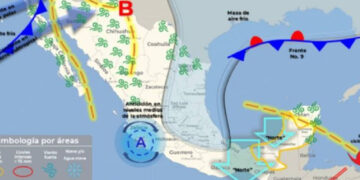 Frente frío 9 y 10 provocarán caída de nieve y temperaturas de hasta -10 grados, ¿qué estados golpearán? MAPA