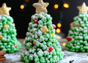 Receta de pinos navideños de cereal, el postre ideal para celebrar estas fiestas