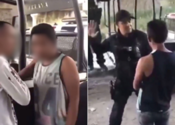 “Bésense o los mato”: policías de Guanajuato golpean y humillan a presuntos rateros
