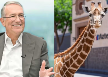 Salinas Pliego bromea con supuesta jirafa desaparecida en Zoológico de Culiacán; comparte memes hechos con IA