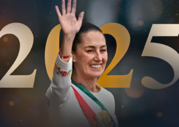 Sheinbaum envía mensaje a los mexicanos por el fin de año: “Tengan un feliz 2025, que siga avanzando la democracia”