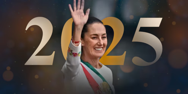 Sheinbaum envía mensaje a los mexicanos por el fin de año: “Tengan un feliz 2025, que siga avanzando la democracia”