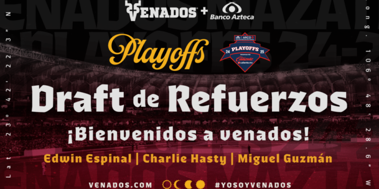 El relevista Charlie Hasty y el infielder Miguel Guzmán son tomados por Venados de Mazatlán en el Draft de cara a la postemporada