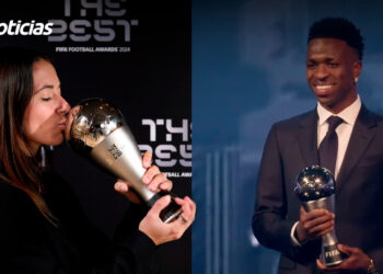 Vinicius Jr y Aitana Bonmatí se proclaman ganadores del premio The Best 2024