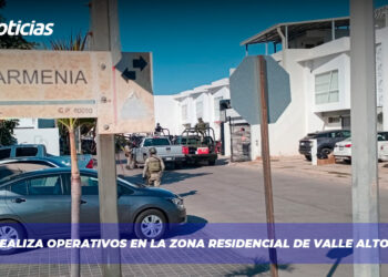 Ejército Realiza Operativos en la Zona Residencial de Valle Alto, Culiacán
