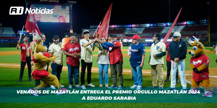 Venados de Mazatlán entrega el Premio Orgullo Mazatlán 2024 a Eduardo Sarabia