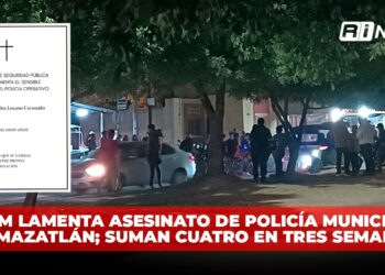 SSPM lamenta asesinato de policía municipal en Mazatlán; suman cuatro en tres semanas
