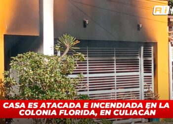 Casa es atacada e incendiada en la colonia Florida, en Culiacán