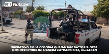 Operativo en la colonia Guadalupe Victoria deja dos detenidos de manera extraoficial, Culiacán