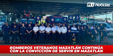 Bomberos Veteranos Mazatlán continúa con la convicción de servir en Mazatlán