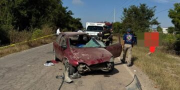Fallece automovilista tras volcar en carretera Walamo-Los Pozos en Mazatlán