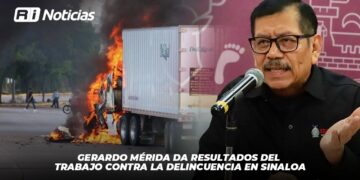 Gerardo Mérida da resultados del trabajo contra la delincuencia en Sinaloa