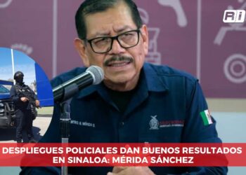 Despliegues policiales dan buenos resultados en Sinaloa: Mérida Sánchez