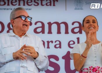 Rocha recibe en Mazatlán a la presidenta Claudia Sheinbaum en su primera visita a Sinaloa