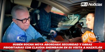 Rubén Rocha Moya abordará seguridad y obras prioritarias con Claudia Sheinbaum en su visita a Mazatlán