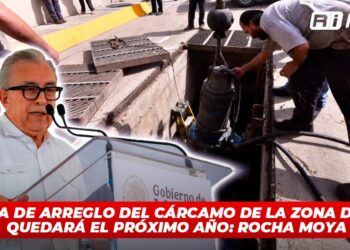 La obra de arreglo del cárcamo de la Zona Dorada quedará el próximo año: Rocha Moya