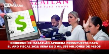 Gobierno de Mazatlán aprueba Presupuesto para el Año Fiscal 2025; será de 3 mil 366 millones de pesos