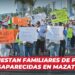 Se manifiestan familiares de personas desaparecidas en Mazatlán