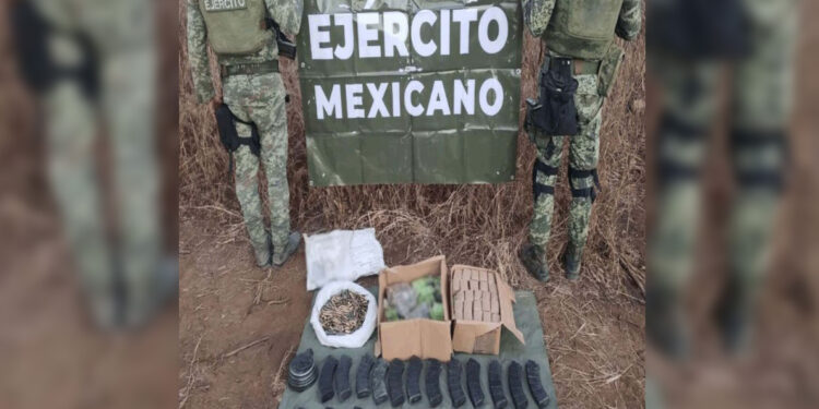 Aseguran en Concordia 3 mil cartuchos y 25 cargadores tras operativo conjunto de las fuerzas federales