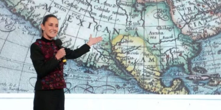Sheinbaum alista carta para Google por polémica sobre el nombre del Golfo de México