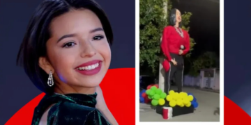 Comunidad QUEMA mega piñata de Ángela Aguilar para ‘purificar’ el cierre de año viejo: “ya se salió de control”