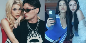 Comparan a Kenia Os con Ángela Aguilar por supuesto romance con Peso Pluma y ser amiga de Nicki Nicole