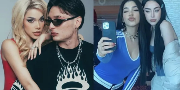 Comparan a Kenia Os con Ángela Aguilar por supuesto romance con Peso Pluma y ser amiga de Nicki Nicole