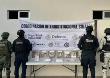 Hallan armas, drogas y dinero tras revisión de penal en Culiacán, Sinaloa