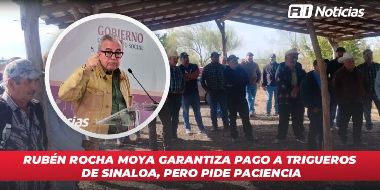 Rubén Rocha Moya garantiza pago a Trigueros de Sinaloa, pero pide paciencia