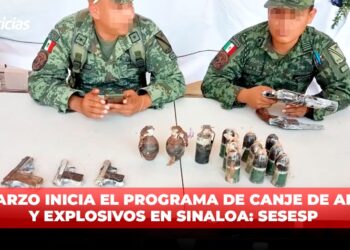 En marzo inicia el programa de Canje de Armas y Explosivos en Sinaloa: SESESP