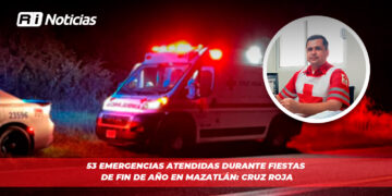 53 Emergencias Atendidas Durante Fiestas de Fin de Año en Mazatlán: Cruz Roja