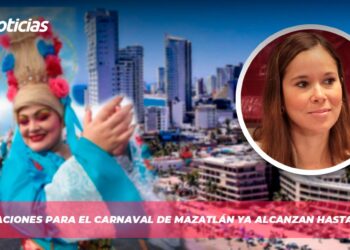 Reservaciones para el Carnaval de Mazatlán ya alcanzan hasta un 40%