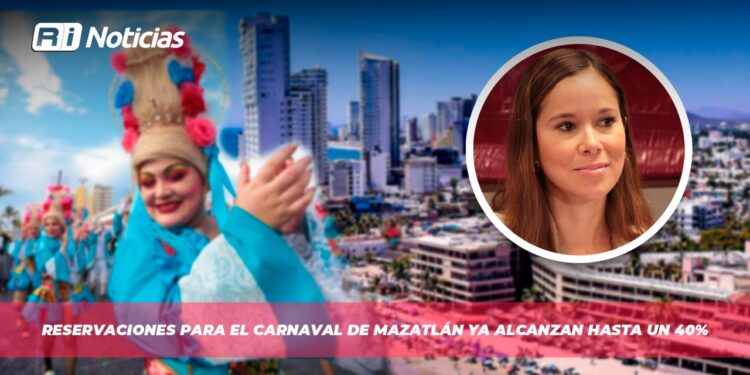 Reservaciones para el Carnaval de Mazatlán ya alcanzan hasta un 40%