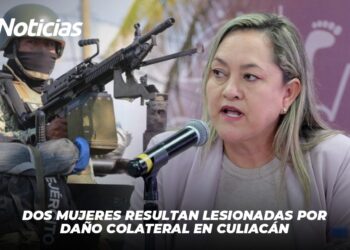 Dos mujeres resultan lesionadas por daño colateral en Culiacán