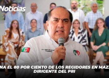 “Dan pena el 80 por ciento de los regidores en Mazatlán”; Dirigente del PRI