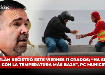 Mazatlán registró este viernes 11 grados; “ha sido el día con la temperatura más baja”, PC Municipal
