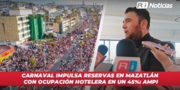 Carnaval impulsa reservas en Mazatlán con ocupación hotelera en un 45%: AMPI
