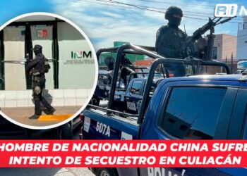 Hombre de nacionalidad china sufre intento de secuestro en Culiacán