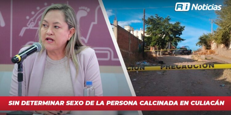 Sin determinar sexo de la persona calcinada en Culiacán