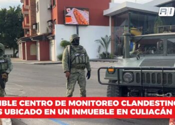 Posible centro de monitoreo clandestino es ubicado en un inmueble en Culiacán